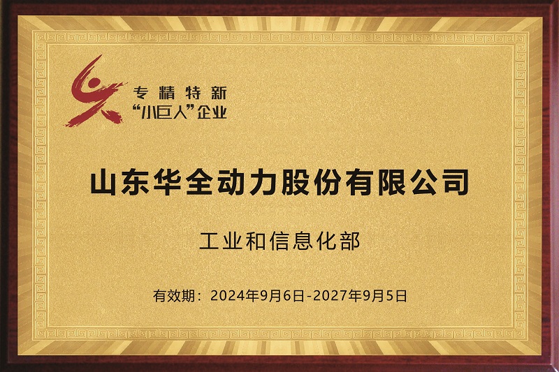 国家专精特新小巨人