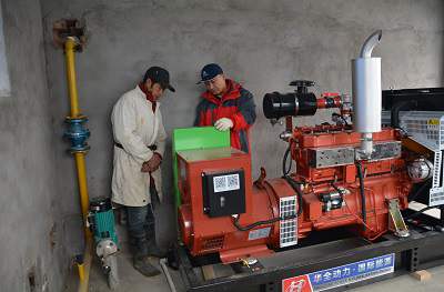 大型养殖场采购华全50kW沼气发电机