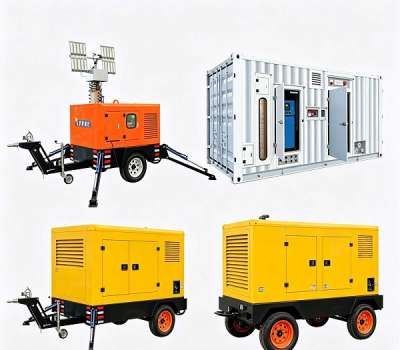 工地临时供电系统_华全发电机专属方案，护航施工全程